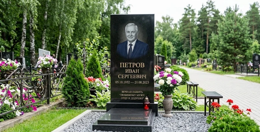 strogiy-muzhskoy-pamyatnik-iz-granita